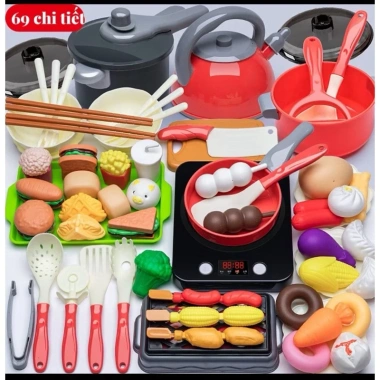 Bộ đồ chơi nhà bếp 36 món - Hộp nấu ăn cho bé, mô phỏng thực tế, chỉ 138.000₫ 10
