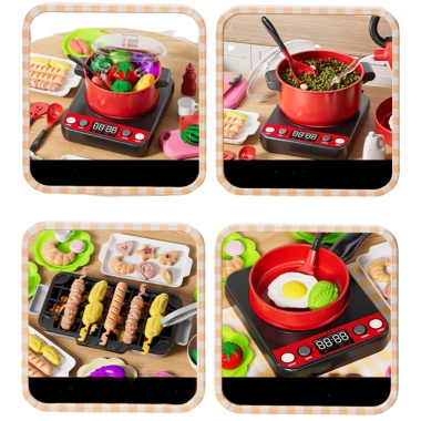 Bộ Đồ Chơi Nhà Bếp 859-05 87 chi tiết mô phỏng thực tế, sáng tạo cho bé, chỉ 129.000₫ 8