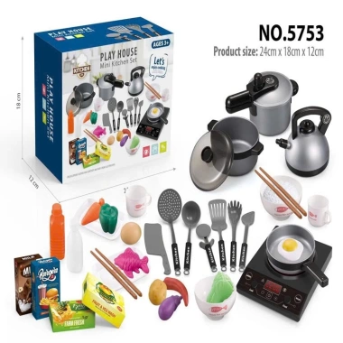 Bộ đồ chơi nhà bếp cỡ lớn 72-82cm âm thanh, khói, vòi nước - Bếp nấu ăn cho bé, giảm giá 125k 6