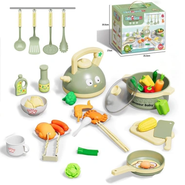 Bộ Đồ Chơi Nhà Bếp Khủng Long 35 Chi Tiết - Bếp Pin, Nấu Ăn Giáo Dục, Giá Siêu Ưu Đãi 2