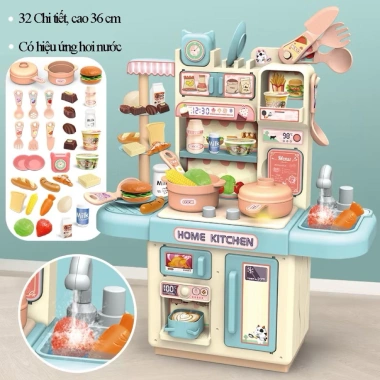 Bộ đồ chơi nhà bếp mô phỏng cho trẻ 2-4 tuổi: Giá ưu đãi 219.000₫, phát triển kỹ năng nấu ăn 4 Bộ đồ chơi nhà bếp mô phỏng cho trẻ 2-4 tuổi: Giá ưu đãi 219.000₫, phát triển kỹ năng nấu ăn 4