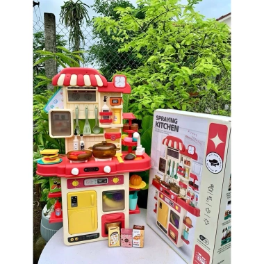Bộ đồ chơi nhà bếp mô phỏng cho trẻ 2-4 tuổi: Giá ưu đãi 219.000₫, phát triển kỹ năng nấu ăn