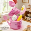 Bộ Đồ Chơi Nhà Bếp Nấu Ăn Màu Hồng Cho Bé Gái - Sáng Tạo, Giá 138.000 2