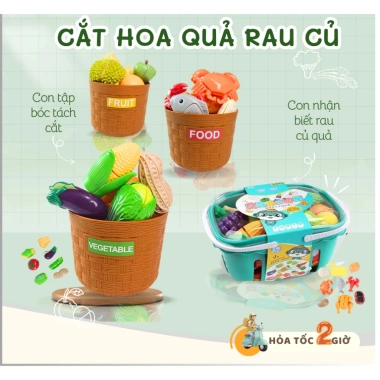 Bộ Đồ Chơi Rau Củ Hoa Quả Nhựa ABS An Toàn Cho Bé - Giá Ưu Đãi 164.999₫ 5 Bộ Đồ Chơi Rau Củ Hoa Quả Nhựa ABS An Toàn Cho Bé - Giá Ưu Đãi 164.999₫ 5