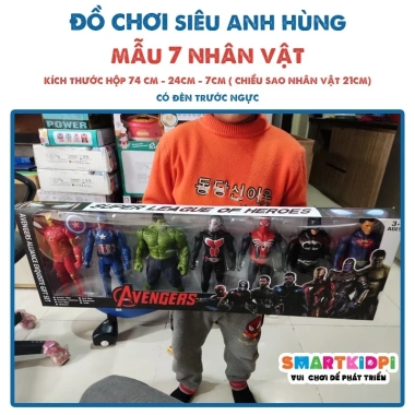 Bộ Đồ Chơi Siêu Anh Hùng Đèn Phát Sáng Đỏ Nhựa An Toàn Cao Cấp - Giá Chỉ 75.000, Giảm Đặc Biệt, Không Lo Lắng