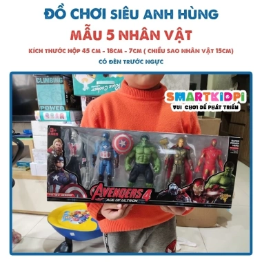 Bộ Đồ Chơi Siêu Anh Hùng Đèn Phát Sáng Đỏ Nhựa An Toàn Cao Cấp - Giá Chỉ 75.000, Giảm Đặc Biệt, Không Lo Lắng 5 Bộ Đồ Chơi Siêu Anh Hùng Đèn Phát Sáng Đỏ Nhựa An Toàn Cao Cấp - Giá Chỉ 75.000, Giảm Đặc Biệt, Không Lo Lắng 5