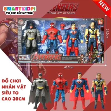 Bộ Đồ Chơi Siêu Anh Hùng Đèn Phát Sáng Đỏ Nhựa An Toàn Cao Cấp - Giá Chỉ 75.000, Giảm Đặc Biệt, Không Lo Lắng