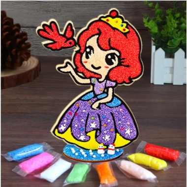Bộ Đồ Chơi Tô Màu Kuromi Melody - Tranh Mút Xốp Bọt, Slime, Tranh Gỗ, Không Dính Tay, An Toàn Cho Bé - Giá 40.000₫ 9