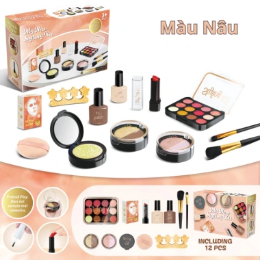 Bộ Đồ Chơi Trang Điểm Bé Gái MINT DECOR - Set Giả Không Màu Dễ Thương, Giá 129k 9
