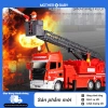 Bộ đồ chơi xe đa dạng: xe rác, cứu hỏa, cảnh sát, ô tô có đèn nhạc - 83.199₫ 2