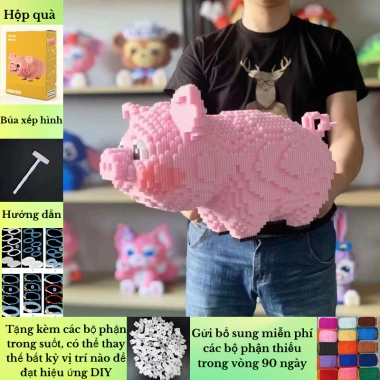Bộ Đồ Chơi Xếp Hình Mini Logo Lâu Đài One Piece Giá Rẻ 165k Cho Bé Trai Bé Gái 9