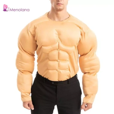 Bộ đồ cơ bắp giả nam áo sơ mi + ngực shaper, trang phục cosplay tiệc cưới - Giá ưu đãi 2 Bộ đồ cơ bắp giả nam áo sơ mi + ngực shaper, trang phục cosplay tiệc cưới - Giá ưu đãi 2