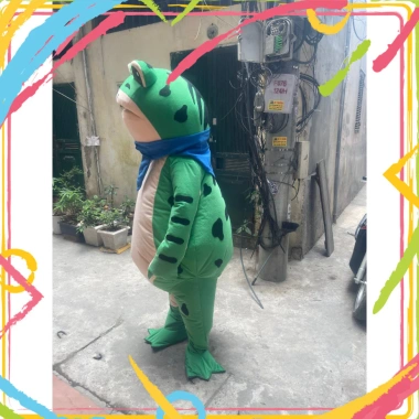 Bộ Đồ Cosplay Ếch Hướng Nội Hottrend – Trang Phục Búp Bê Ếch Xanh, Size Thực, Giá 1.189.000₫ 5