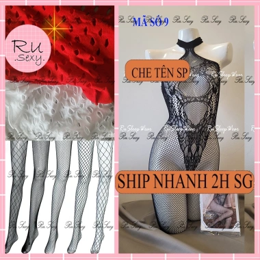 Bộ đồ cosplay liền thân dây sexy B87B - Đồ ngủ lưới xuyên thấu gợi cảm, giảm giá 35.500₫