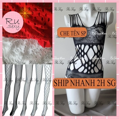 Bộ đồ cosplay liền thân dây sexy B87B - Đồ ngủ lưới xuyên thấu gợi cảm, giảm giá 35.500₫