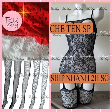 Bộ đồ cosplay liền thân dây sexy B87B - Đồ ngủ lưới xuyên thấu gợi cảm, giảm giá 35.500₫