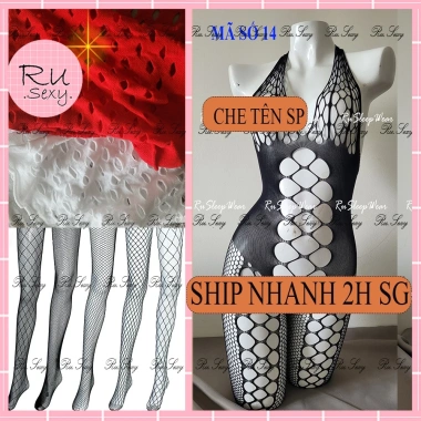 Bộ đồ cosplay liền thân dây sexy B87B - Đồ ngủ lưới xuyên thấu gợi cảm, giảm giá 35.500₫