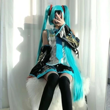 Bộ Đồ Cosplay MIKU Nữ - Trang Phục Anime Da Nhân Tạo, Giá Siêu Ưu Đãi 220k 6