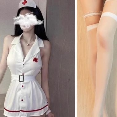 Bộ Đồ Cosplay Y Tá Sexy Hở Lưng Dames Váy Ngủ Nữ Cổ Chữ V Gợi Cảm Giá 130k 9 Bộ Đồ Cosplay Y Tá Sexy Hở Lưng Dames Váy Ngủ Nữ Cổ Chữ V Gợi Cảm Giá 130k 9