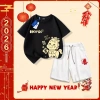 Bộ đồ cotton NASA 2.026 Tết trẻ em: áo thun tay ngắn và quần short mềm mại, giá 249.000₫ 4