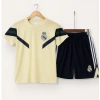 Bộ Đồ Đá Bóng Real Madrid CLB trẻ em, người lớn màu kem - in tên số theo yêu cầu, giảm còn 57.710₫