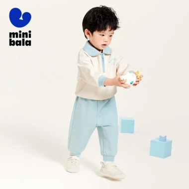 Bộ đồ dài tay bé trai & bé gái minibala mùa thu – phong cách mới, chỉ 651.240₫ 5