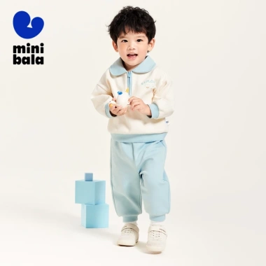 Bộ đồ dài tay bé trai & bé gái minibala mùa thu – phong cách mới, chỉ 651.240₫ 9