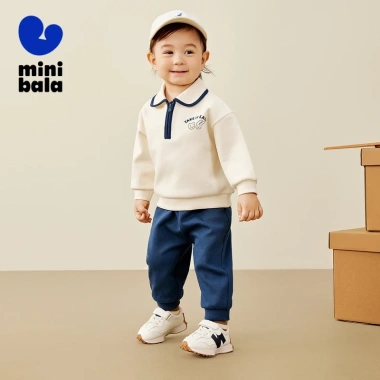 Bộ đồ dài tay Minibala bé trai – bé gái, thể thao mùa thu, giá ưu đãi 651,240₫