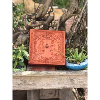 Bộ đồ gia dụng Tết gỗ hương, khay bánh kẹo, hộp trà, hộp giấy, gạt tàn, lọ tăm – giảm giá 16% chỉ 186.000 VND 5