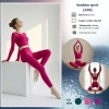 Bộ Đồ Gym Nữ An Nhiên S18 - Quần Áo Yoga Dài Tay Thun Lạnh Co Giãn, Thấm Hút Mồ Hôi, Tập Tại Nhà Giá 741.000 VND 2