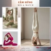 Bộ Đồ Gym Nữ An Nhiên S18 - Quần Áo Yoga Dài Tay Thun Lạnh Co Giãn, Thấm Hút Mồ Hôi, Tập Tại Nhà Giá 741.000 VND 4