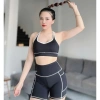 Bộ Đồ Gym Yoga Nữ UNIQ Cool Peel - Áo Cổ Tim Lưng Chữ X và Quần Legging Đùi Giá Ưu Đãi 338.767₫ 5