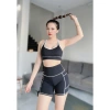 Bộ Đồ Gym Yoga Nữ UNIQ Cool Peel - Áo Cổ Tim Lưng Chữ X và Quần Legging Đùi Giá Ưu Đãi 338.767₫ 9