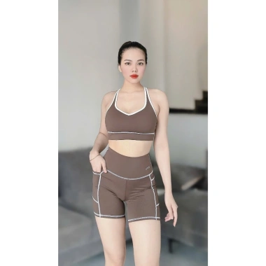 Bộ Đồ Gym Yoga Nữ UNIQ Cool Peel - Áo Cổ Tim Lưng Chữ X và Quần Legging Đùi Giá Ưu Đãi 338.767₫ 10 Bộ Đồ Gym Yoga Nữ UNIQ Cool Peel - Áo Cổ Tim Lưng Chữ X và Quần Legging Đùi Giá Ưu Đãi 338.767₫ 10
