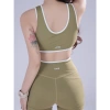 Bộ Đồ Gym Yoga Nữ UNIQ Cool Peel - Áo Cổ Vuông Viền Trắng + Quần Legging Đùi Cạp Chéo Giá 403.200 VND 6