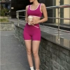 Bộ Đồ Gym Yoga Nữ UNIQ Cool Peel - Áo Cổ Vuông Viền Trắng + Quần Legging Đùi Cạp Chéo Giá 403.200 VND 8