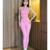 Bộ Đồ Gym Yoga Nữ UNIQ Cool Peel - Áo Viền Sóng Eo và Quần Legging Ống Lai 349k 5