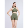 Bộ Đồ Gym Yoga Nữ UNIQ Cool Peel - Áo Viền Sóng Ngực & Quần Legging Đùi Sóng, Giá Giảm 434.500₫ 7