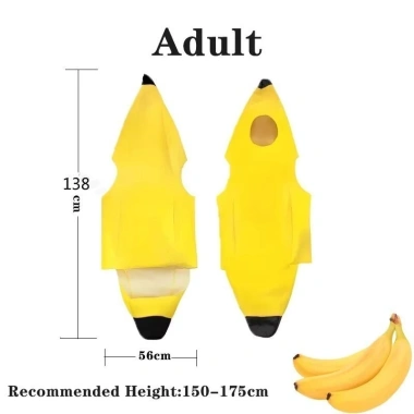 Bộ Đồ Halloween Cosplay Quả Chuối - Trang phục cho lễ hội, tiệc tùng 79.000₫ 9 Bộ Đồ Halloween Cosplay Quả Chuối - Trang phục cho lễ hội, tiệc tùng 79.000₫ 9