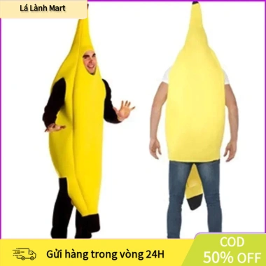 Bộ đồ Halloween Cosplay Quả Chuối Vui Nhộn - Hóa Trang Tiệc Lễ Hội Giá 79.000 VND