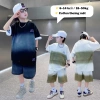 Bộ đồ hè bé trai 18-50kg áo phông và quần đùi nam 6-16 tuổi giá ưu đãi 89.000đ 3