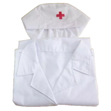 Bộ Đồ Hóa Trang Bác Sĩ Bé Áo Blouse Trắng + Mũ Y Tế, Nhập Vai Mầm Non 115k 5