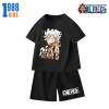 Bộ Đồ In Hình One Piece cho Bé Trai - Cotton thoáng mát mùa hè, nhiều hình đẹp, giảm giá 169k 2