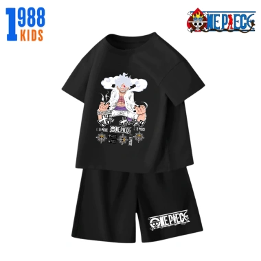 Bộ Đồ In Hình One Piece cho Bé Trai - Cotton thoáng mát mùa hè, nhiều hình đẹp, giảm giá 169k 3