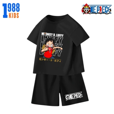 Bộ Đồ In Hình One Piece cho Bé Trai - Cotton thoáng mát mùa hè, nhiều hình đẹp, giảm giá 169k 5