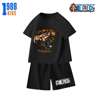 Bộ Đồ In Hình One Piece cho Bé Trai - Cotton thoáng mát mùa hè, nhiều hình đẹp, giảm giá 169k 6