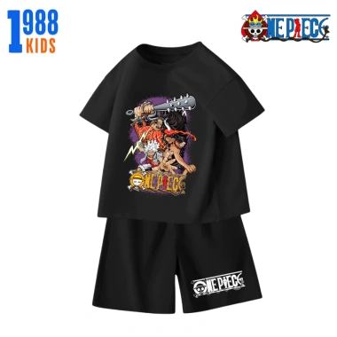 Bộ Đồ In Hình One Piece cho Bé Trai - Cotton thoáng mát mùa hè, nhiều hình đẹp, giảm giá 169k 9