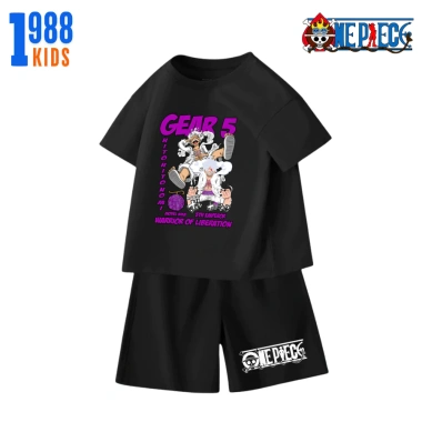 Bộ Đồ In Hình One Piece cho Bé Trai - Cotton thoáng mát mùa hè, nhiều hình đẹp, giảm giá 169k 10