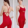 Bộ Đồ Jumpsuit Gym Nữ Dài Đan Dây Chéo Lưng Thun Co Giãn 4 Chiều Thấm Hút Mồ Hôi - An Nhiên Shop 545k 3