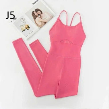 Bộ Đồ Jumpsuit Gym Nữ Dài Đan Dây Chéo Lưng Thun Co Giãn 4 Chiều Thấm Hút Mồ Hôi - An Nhiên Shop 545k